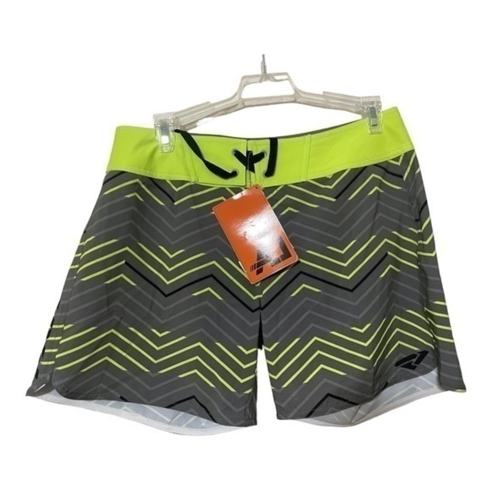 FXR Elite Boardshorts Grey/Yellow Performance Womens Size Small